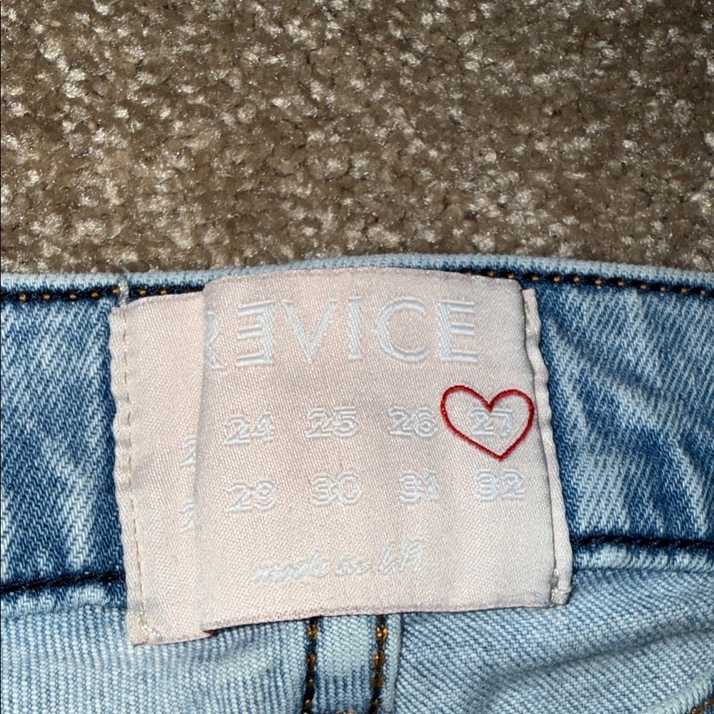 REVICE Light Blue Skinny Jeans / size 27. B13 - Picture 2 of 7